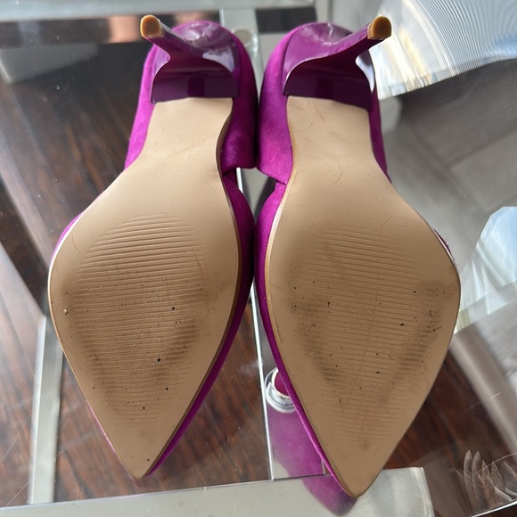 Gently Loved Steve Madden Varcitty Pink/Fuchsia Heels 6.5 D’orsay - Picture 4 of 9